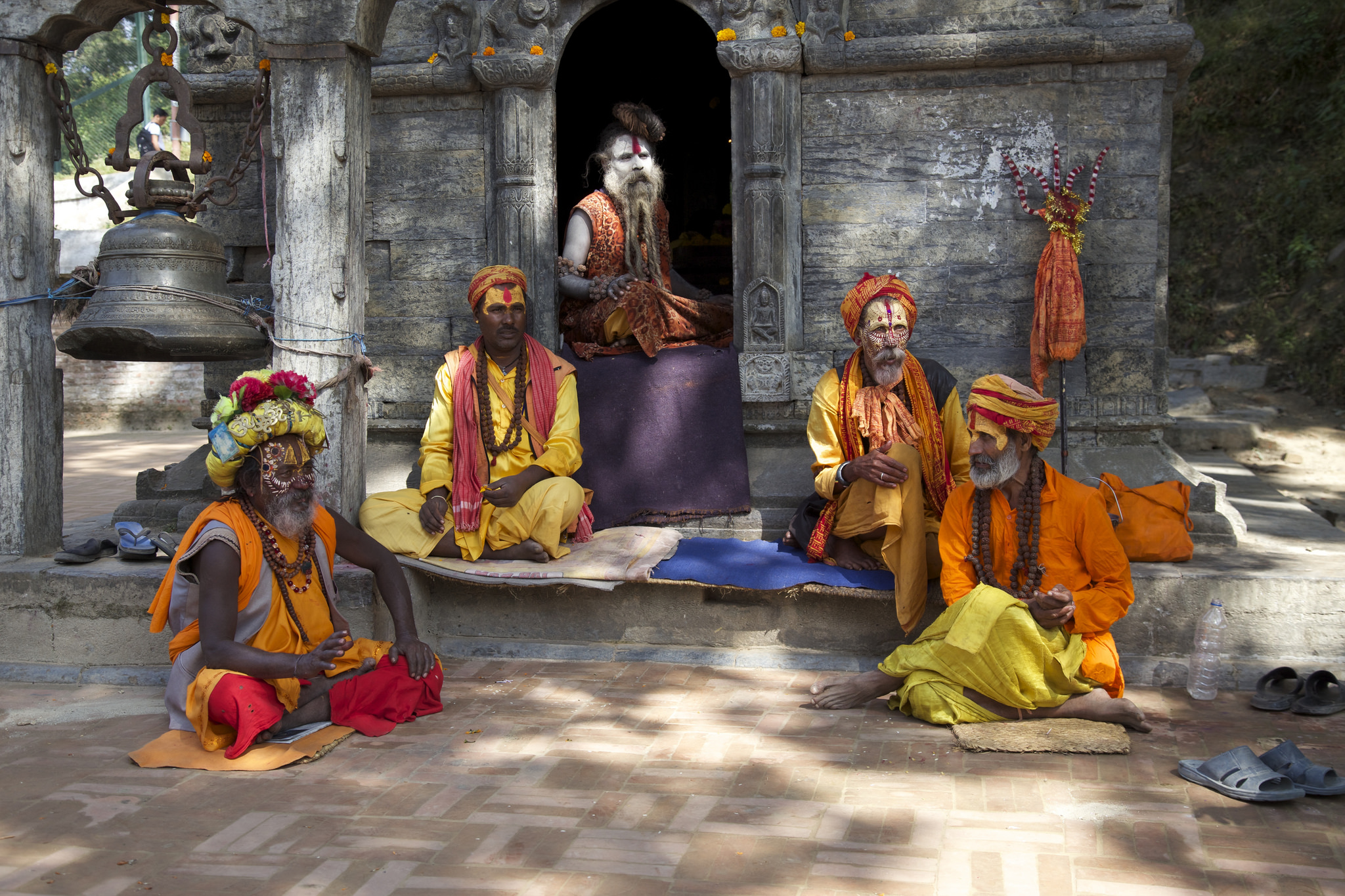 Holy Men In Kathmandu Nepal - Insight To Asia Tours